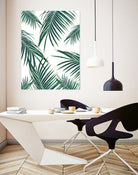 Green Palm Leaves Dream #2 #tropical #decor #art by Anita & Bella Jantz on GIANT ART - green photo illustration