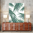 Green Palm Leaves Dream #2 #tropical #decor #art by Anita & Bella Jantz on GIANT ART - green photo illustration