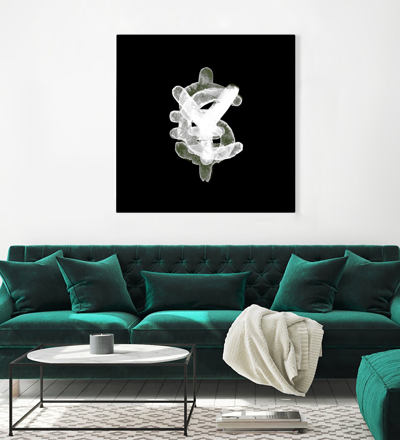YES to CASH by Art Frankenberg on GIANT ART - black typography