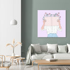 Read All About It by Natalie Label on GIANT ART - fuchsia digital painting