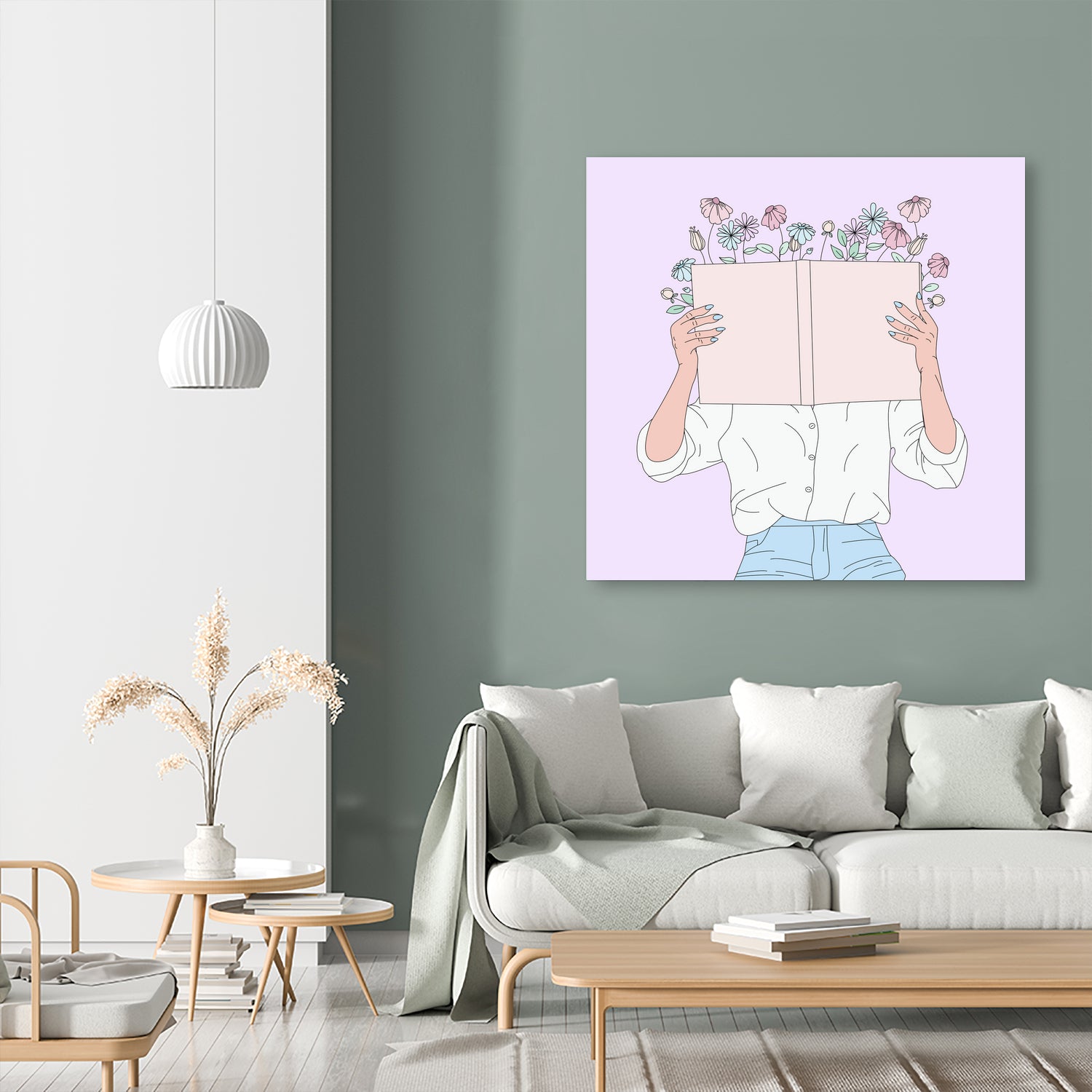 Read All About It by Natalie Label on GIANT ART - fuchsia digital painting