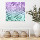 Mermaid Glitter Scales #1 #shiny #decor #art by Anita & Bella Jantz on GIANT ART - fuchsia photo illustration