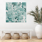 Mermaid Glitter Scales #3 #shiny #decor #art by Anita & Bella Jantz on GIANT ART - green vector illustration