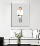 Luke 03 by Viktor Hertz on GIANT ART - gray vector illustration