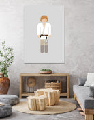 Luke 03 by Viktor Hertz on GIANT ART - gray vector illustration