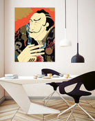 ＊ “Japonica” / Salvador Dali by Kazuhiro Ishihara on GIANT ART - red photo illustration
