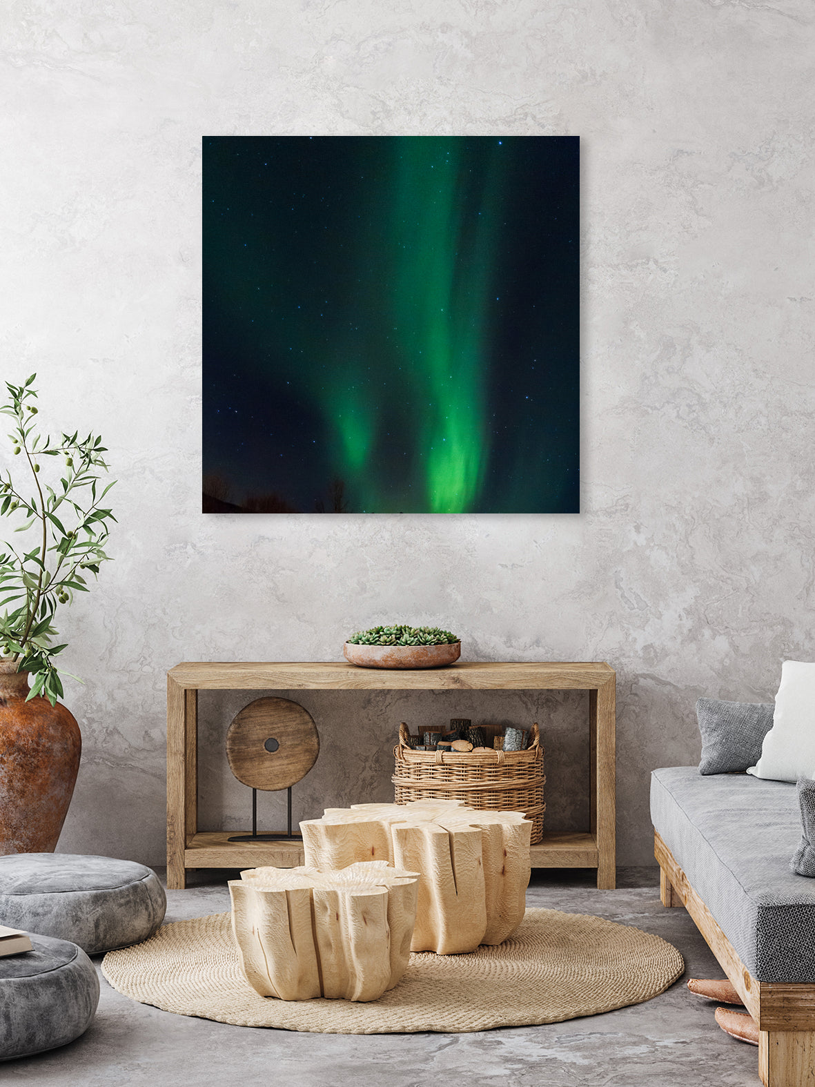 Under The Lights by Dominika Aniola on GIANT ART - green photo illustration