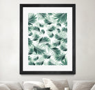 Tropical Green Palms Pattern #1 #tropical #decor #art by Anita & Bella Jantz on GIANT ART - green photo illustration