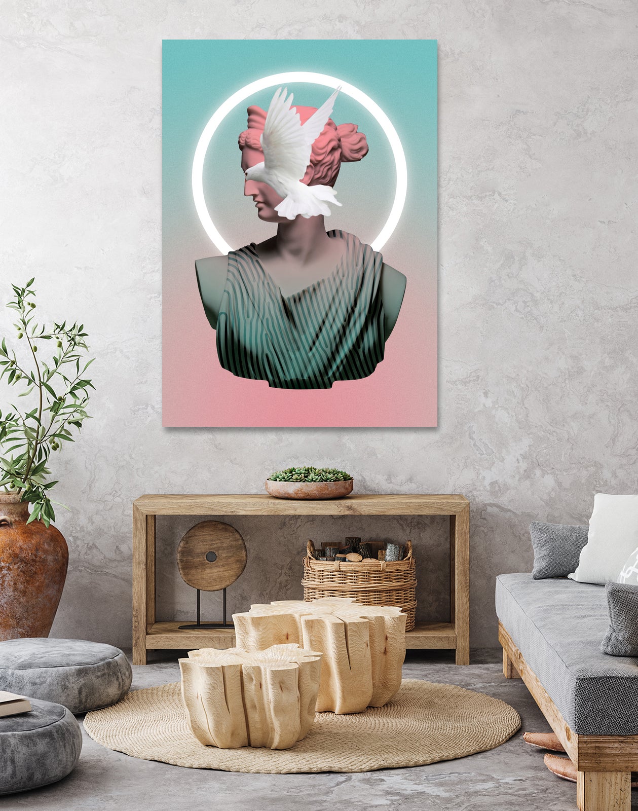 peace and intellect by Serena Seli on GIANT ART - white photo manipulation
