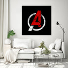 Avengers 4 by Anton Kalinichev on GIANT ART - red digital drawing