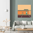 Desert Laundromat by Ben Stevens on GIANT ART - orange vector illustration