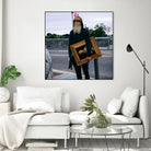 When Art Meets Real Life I by Mehmet Geren on GIANT ART - gray photo manipulation