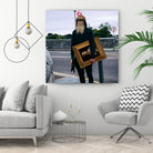 When Art Meets Real Life I by Mehmet Geren on GIANT ART - gray photo manipulation