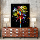 Palm Tree by Daniel Janda on GIANT ART - black mixed media