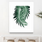 Palm Leaves Tropical Green Vibes #4 #tropical #decor #art by Anita & Bella Jantz on GIANT ART - green photo illustration