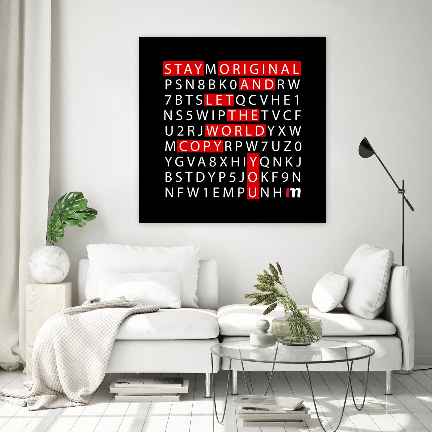 Stay Original by Mariana Angelova on GIANT ART - black typography