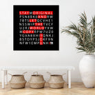 Stay Original by Mariana Angelova on GIANT ART - black typography