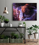 Seven deadly Sins : Pride by Cyril Rolando on GIANT ART - fuchsia digital painting