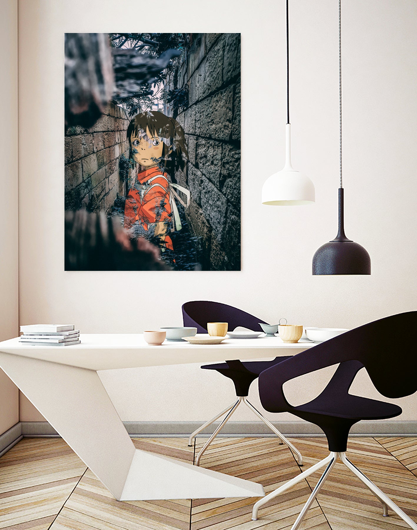 Disappearing by David Kostap on GIANT ART - red photo illustration