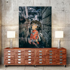 Disappearing by David Kostap on GIANT ART - red photo illustration