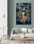 Disappearing by David Kostap on GIANT ART - red photo illustration