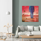 Selfscape Dream by Jorge Luis Miraldo on GIANT ART - red digital painting