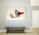 Little League by Jason Ratliff on GIANT ART - red digital painting