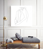 SACRAMENT - single line art by Andrew Strugallo on GIANT ART - white vector illustration