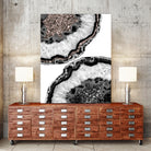 Yin Yang Agate Glitter Glam #1 #gem #decor #art by Anita & Bella Jantz on GIANT ART - white photo illustration