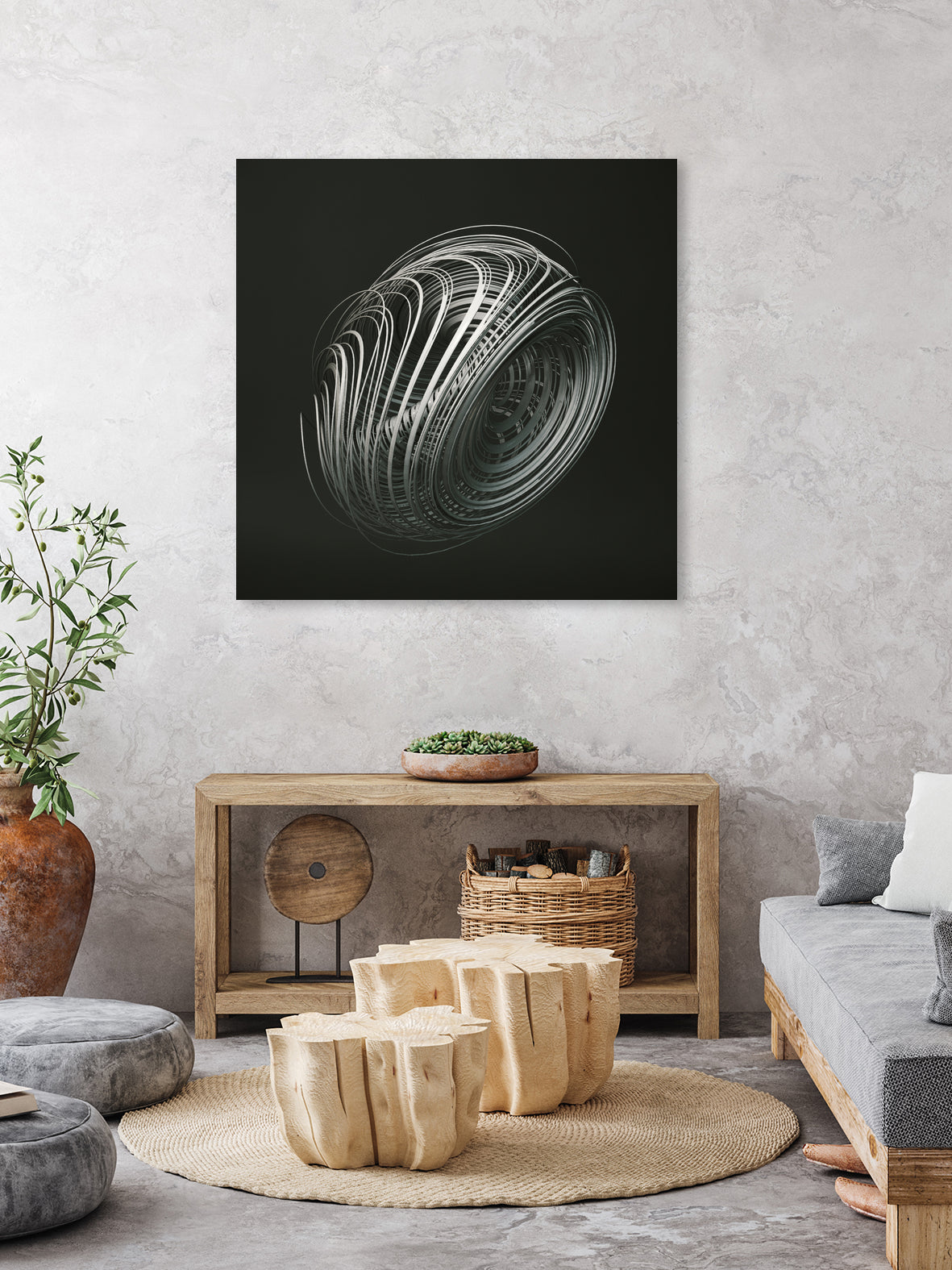Strange Attractors Dequan Li 05 by David Ferreira on GIANT ART - gray 3d art