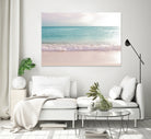 Soft Pastel Ocean Waves 1 by Anitas Bellas Art on GIANT ART - pink coastal carabeean sea 