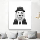 Sir Lion by Solti Balázs on GIANT ART - white digital drawing