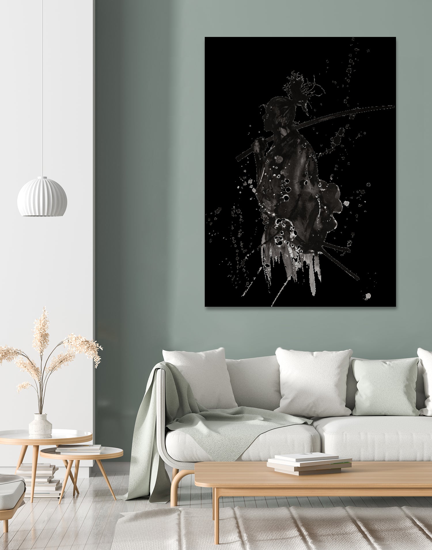 samurai japan katana warrior by Desi Setyoningrum on GIANT ART - black vector illustration