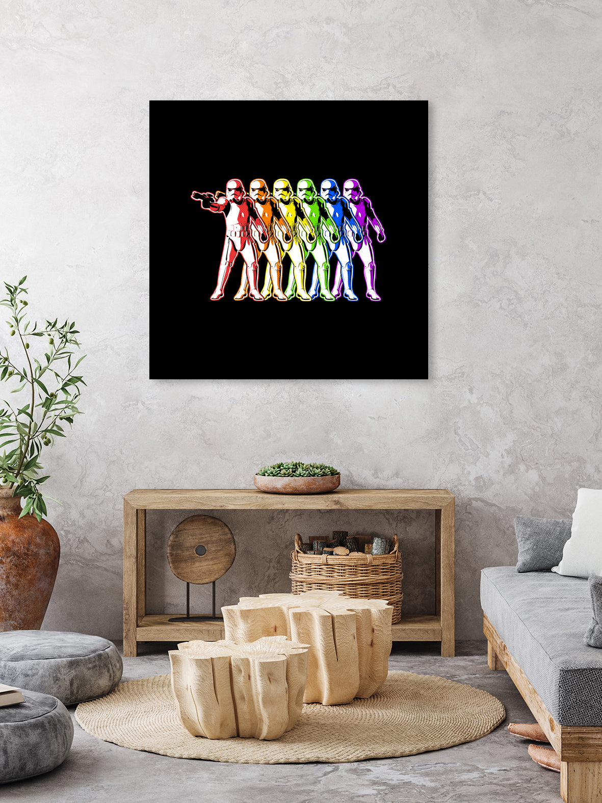 Stormtrooper | Pop Art by William Cuccio on GIANT ART - black digital painting