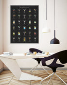 The Gin Cocktail by Finlay McNevin on GIANT ART - black typography