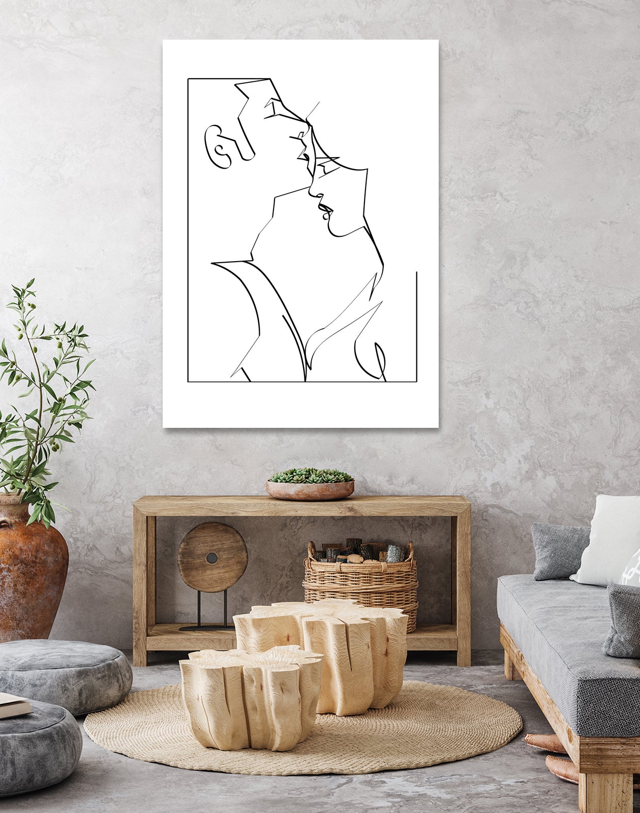 kiss her good night by Kiki Castel on GIANT ART - black digital drawing
