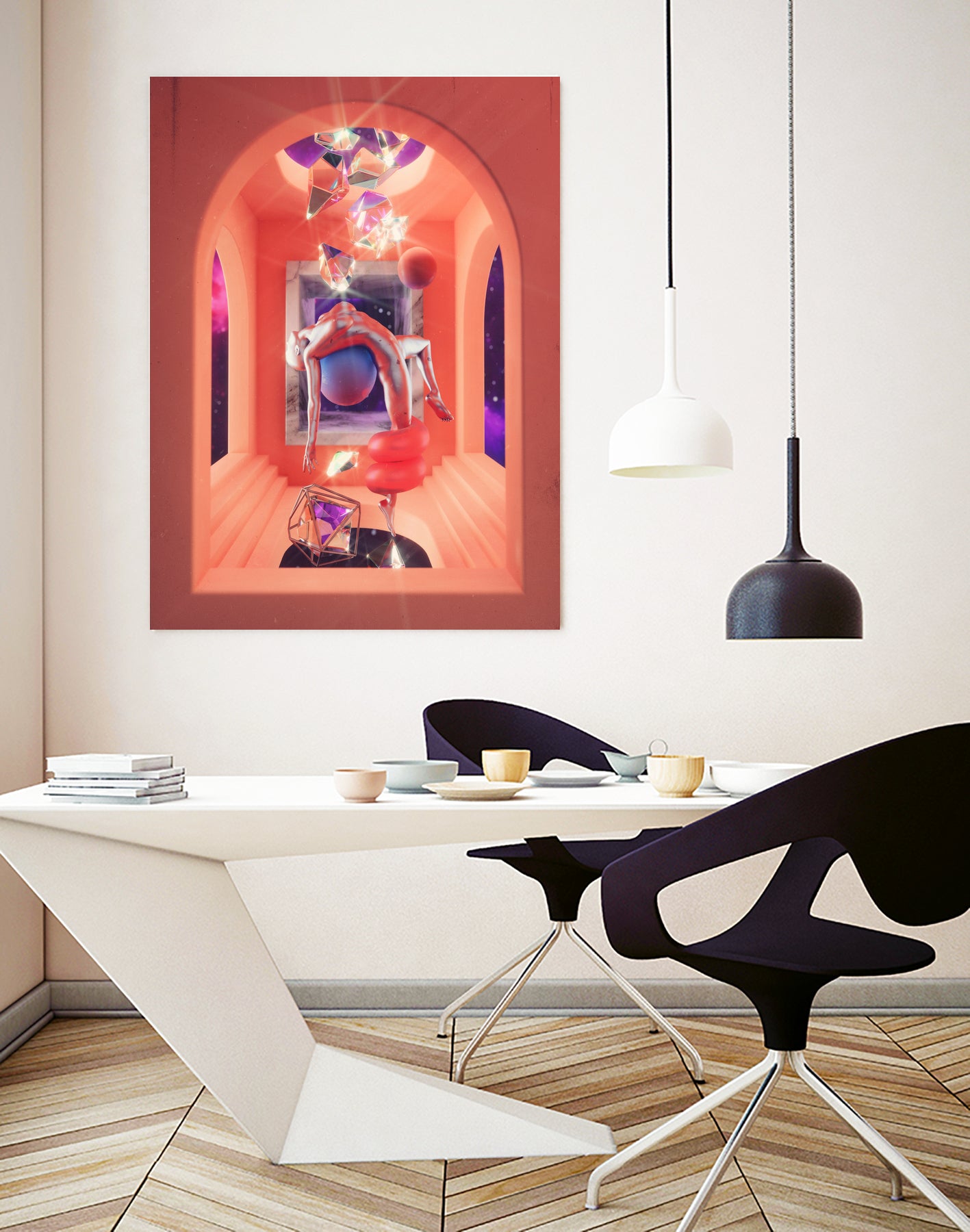Empowerment by Jorge Luis Miraldo on GIANT ART - pink digital painting