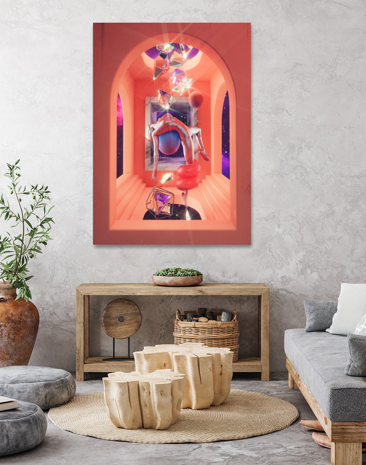 Empowerment by Jorge Luis Miraldo on GIANT ART - pink digital painting