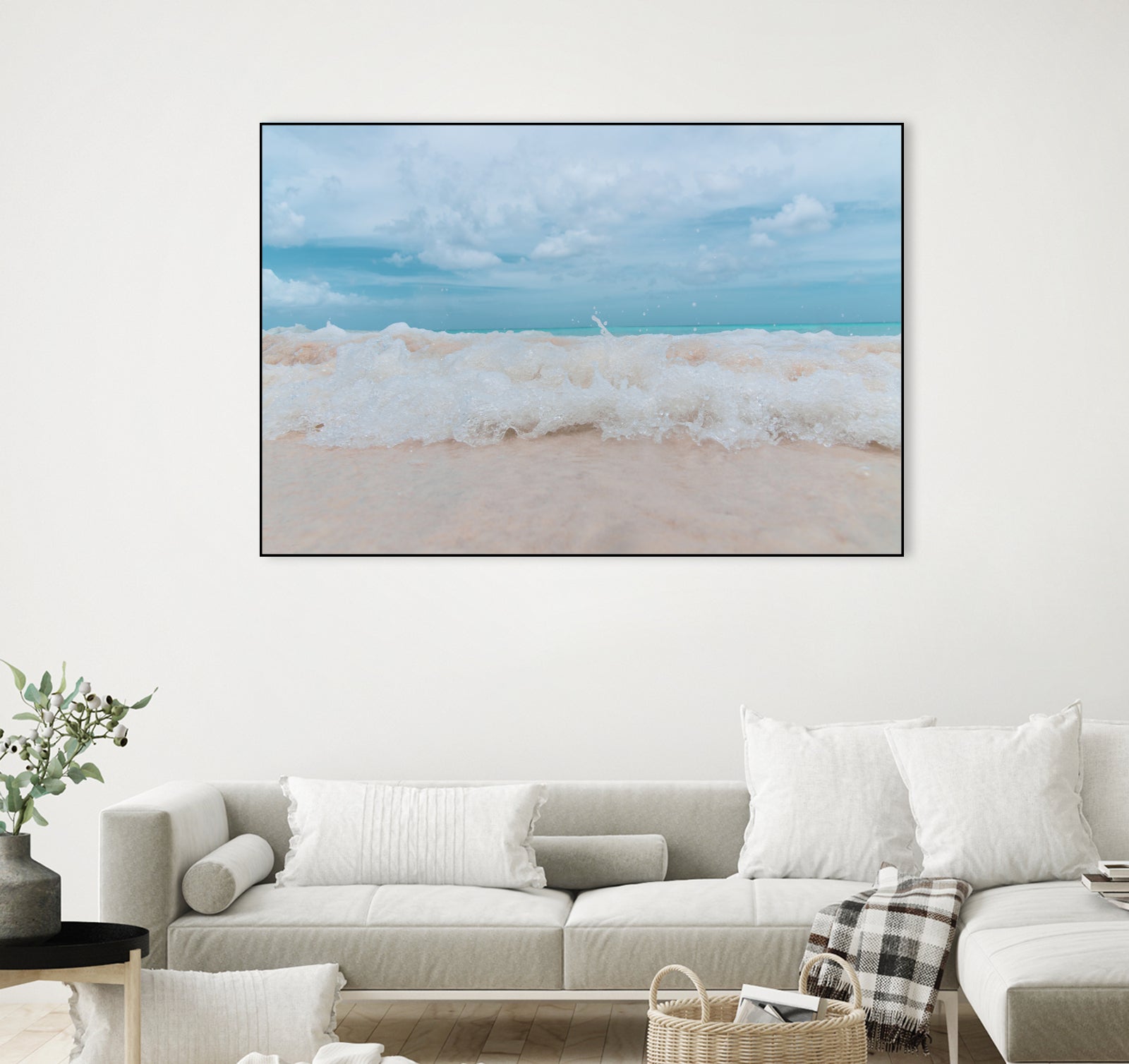 Caribbean Rush 1 by ©AnitasBellasArt on GIANT ART - blue coastal