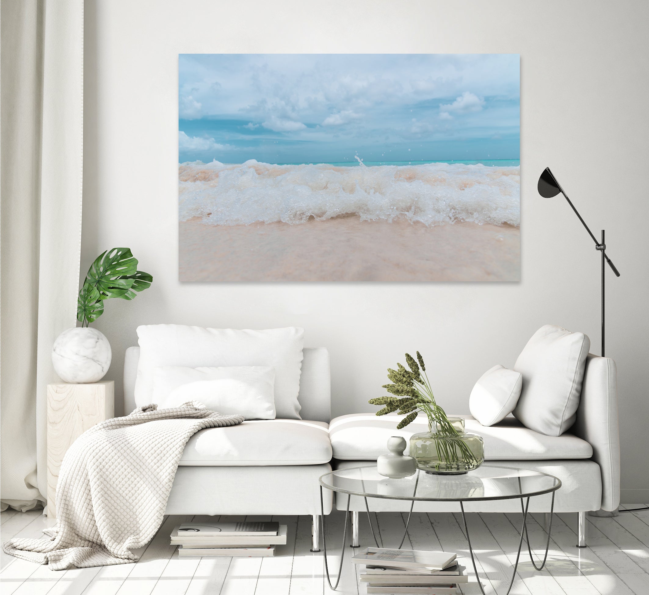 Caribbean Rush 1 by ©AnitasBellasArt on GIANT ART - blue coastal