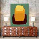 Abstract XII by Vitor Costa on GIANT ART - yellow digital painting