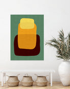 Abstract XII by Vitor Costa on GIANT ART - yellow digital painting