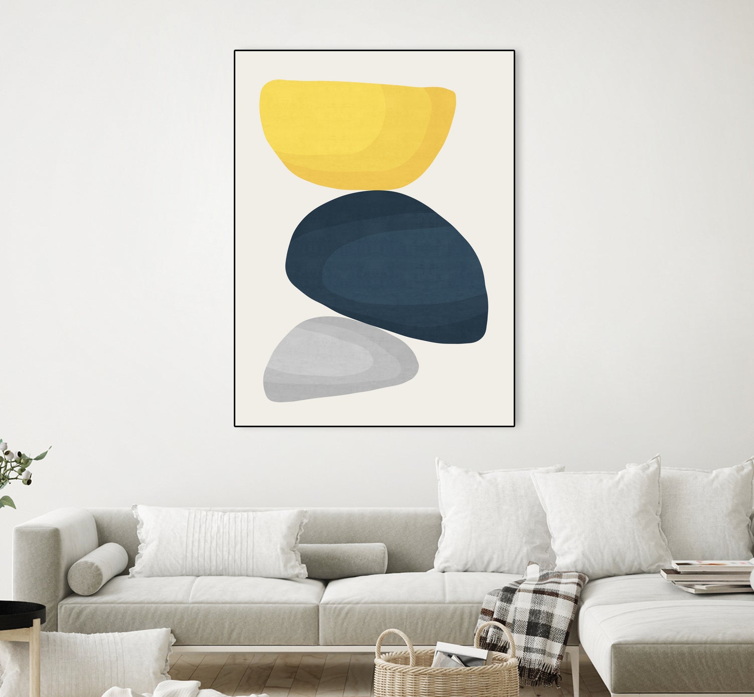 Abstract XV by Vitor Costa on GIANT ART - blue digital painting