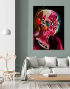 Anatomy 05 by Alvaro Tapia on GIANT ART - pink mixed media