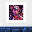 Marty Pop by Alessandro Pautasso on GIANT ART - fuchsia digital painting