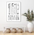 WEAPONS OF MASS CREATION by Bianca Green on GIANT ART - black typography