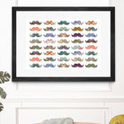 Mustache Mania by Bianca Green on GIANT ART - digital drawing
