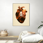 Heart Explorer by Enkel Dika on GIANT ART - orange photo manipulation