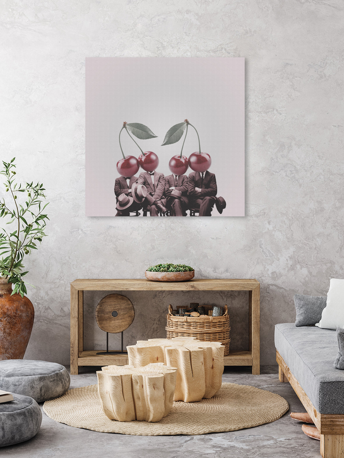 Cherry Mugshot by Isa Valimaki on GIANT ART - red photo manipulation