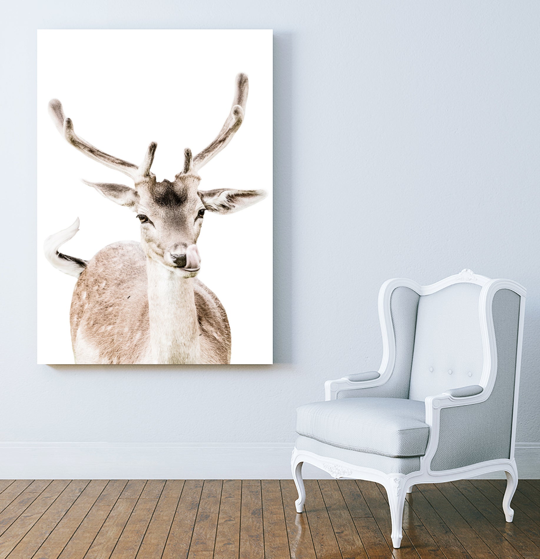 Deer I by Victoria Frost on GIANT ART - white photo manipulation